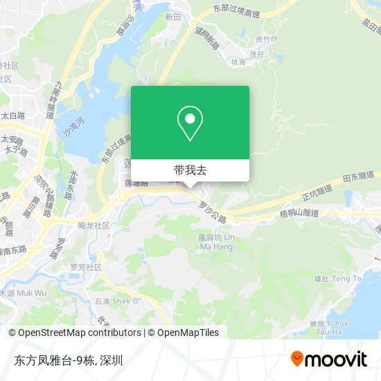东方凤雅台-9栋地图
