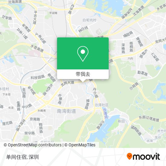 单间住宿地图
