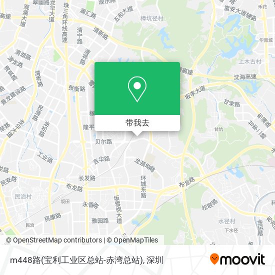 m448路(宝利工业区总站-赤湾总站)地图