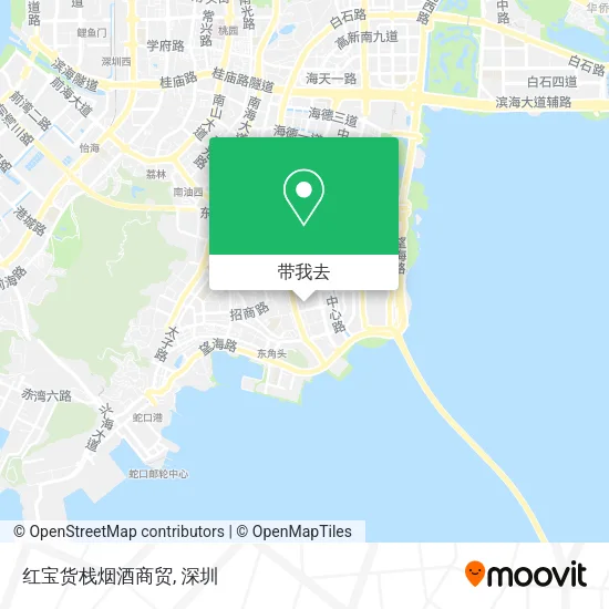 红宝货栈烟酒商贸地图