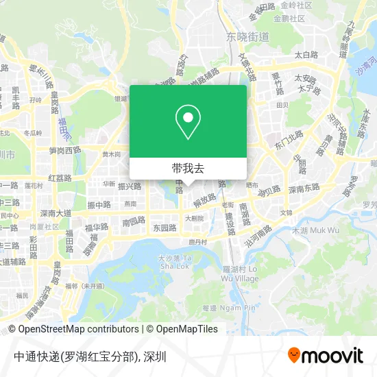 中通快递(罗湖红宝分部)地图