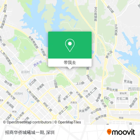 招商华侨城曦城一期地图