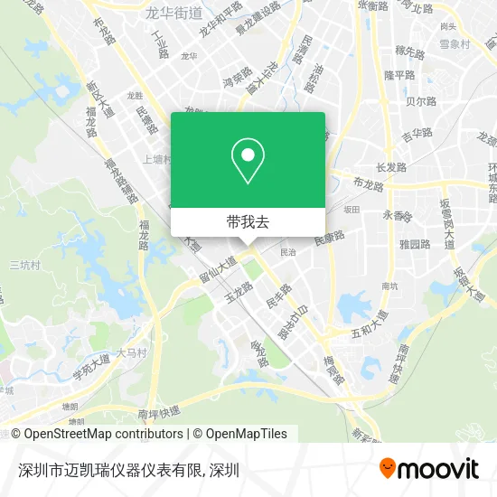 深圳市迈凯瑞仪器仪表有限地图