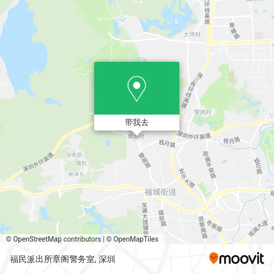 福民派出所章阁警务室地图