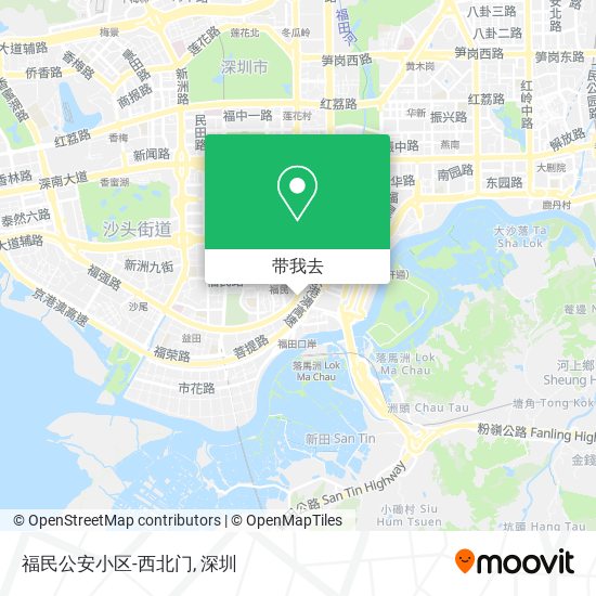 福民公安小区-西北门地图