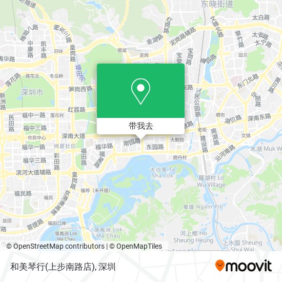 和美琴行(上步南路店)地图