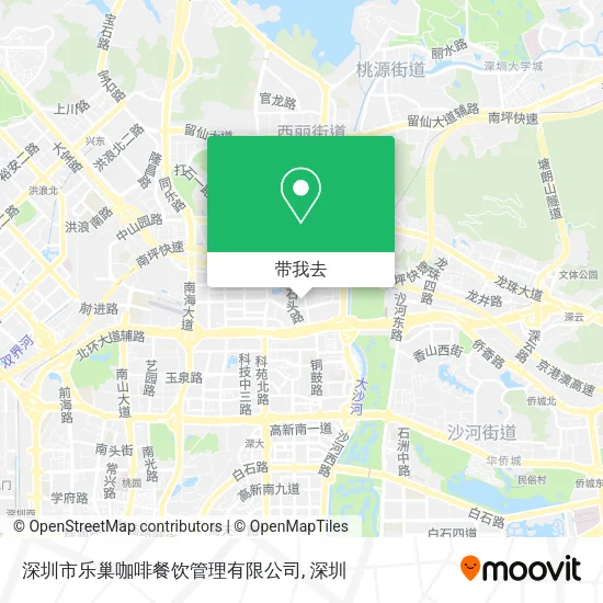 深圳市乐巢咖啡餐饮管理有限公司地图