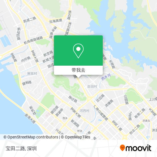宝田二路地图