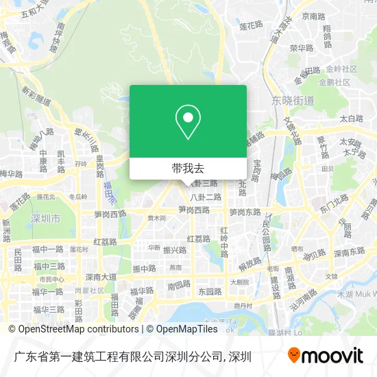 广东省第一建筑工程有限公司深圳分公司地图