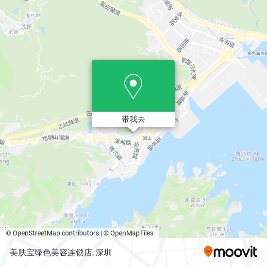 美肤宝绿色美容连锁店地图