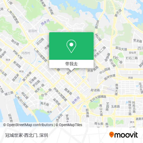 冠城世家-西北门地图