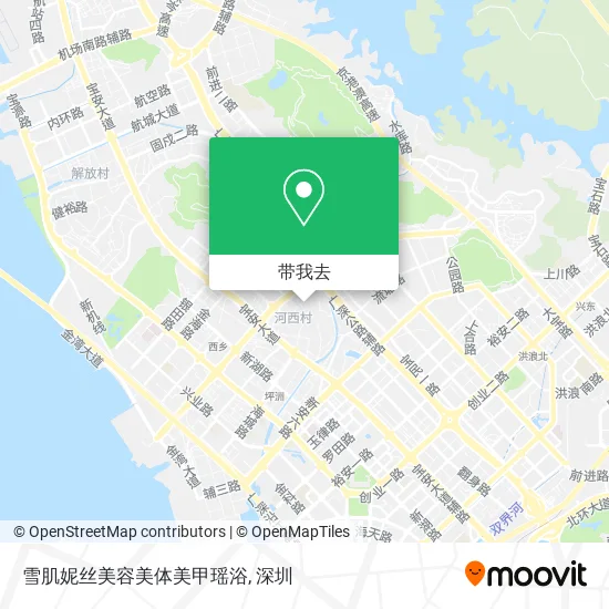 雪肌妮丝美容美体美甲瑶浴地图