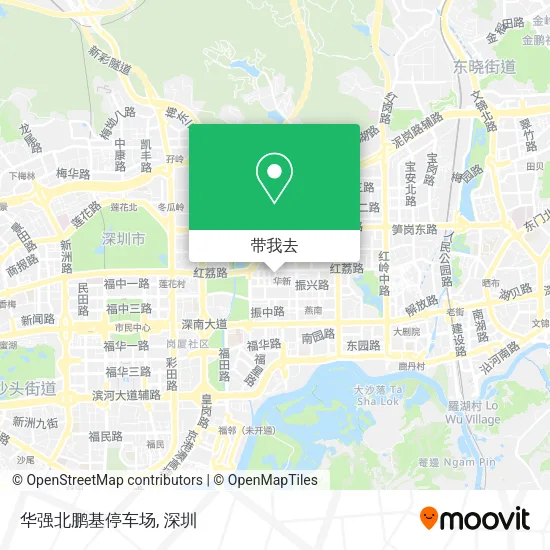 华强北鹏基停车场地图