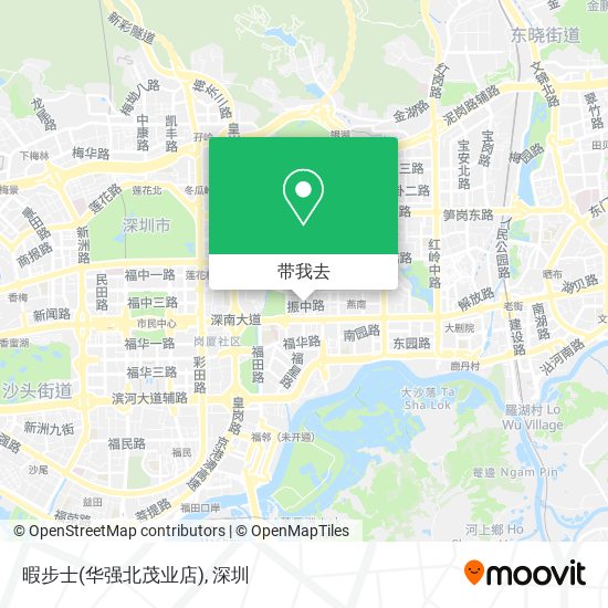 暇步士(华强北茂业店)地图