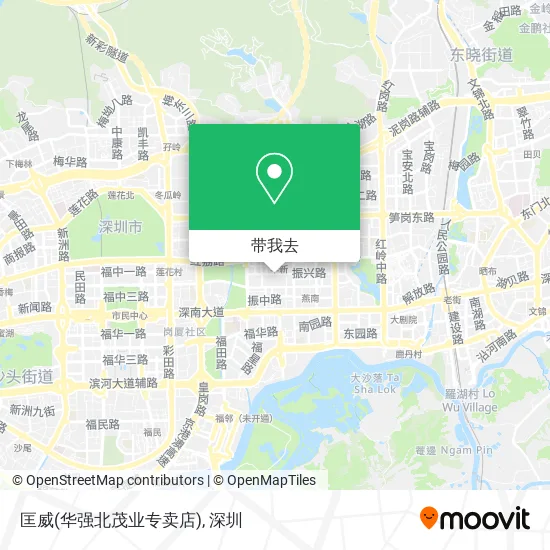 匡威(华强北茂业专卖店)地图