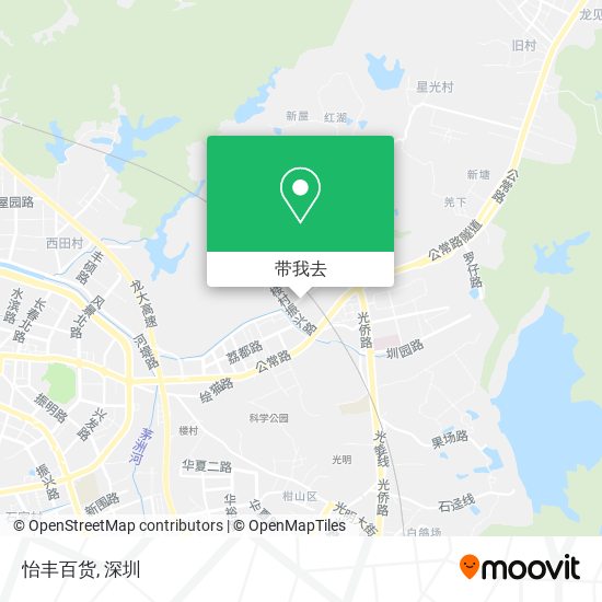 怡丰百货地图