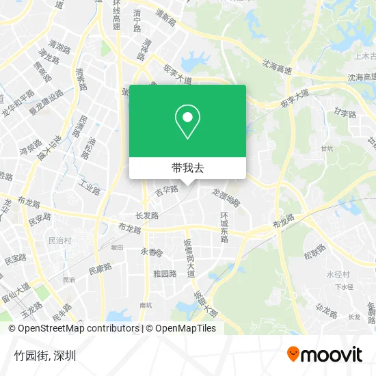 竹园街地图