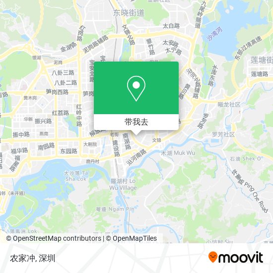 农家冲地图