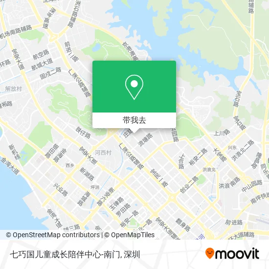 七巧国儿童成长陪伴中心-南门地图
