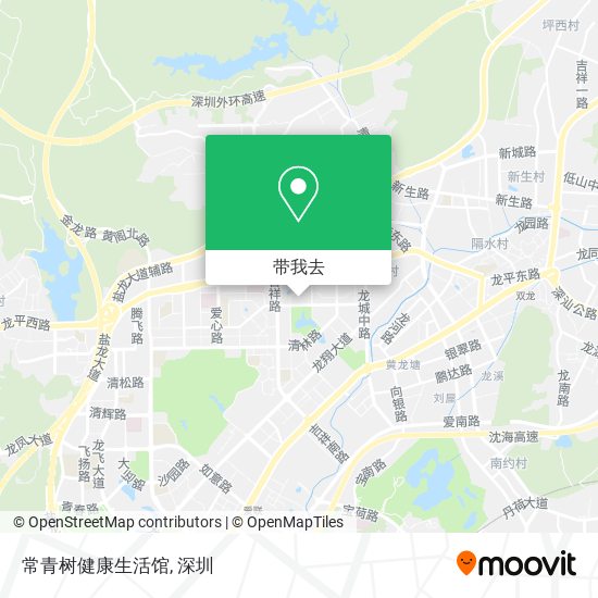 常青树健康生活馆地图