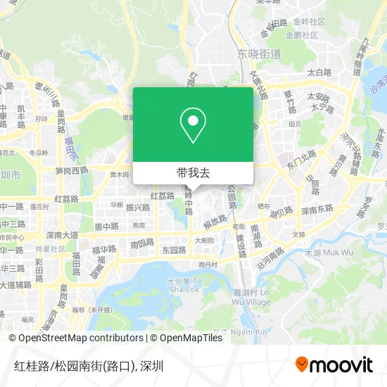 红桂路/松园南街(路口)地图
