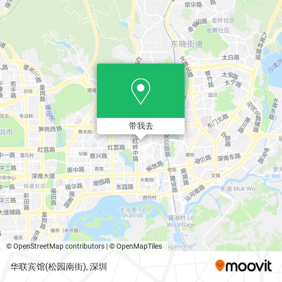 华联宾馆(松园南街)地图