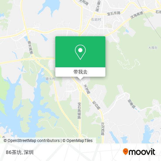 86茶坊地图