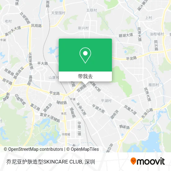 乔尼亚护肤造型SKINCARE CLUB地图