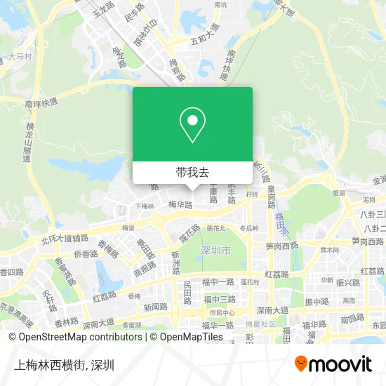上梅林西横街地图