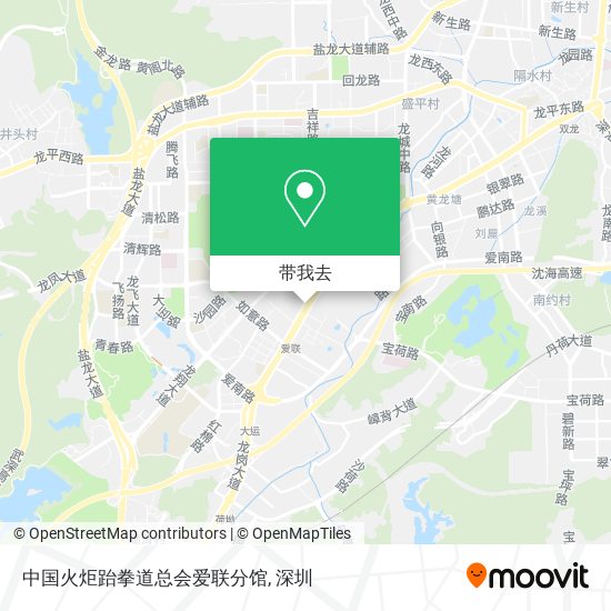 中国火炬跆拳道总会爱联分馆地图