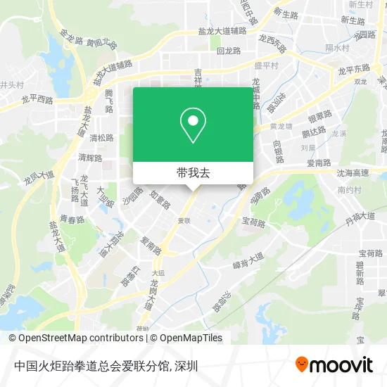 中国火炬跆拳道总会爱联分馆地图