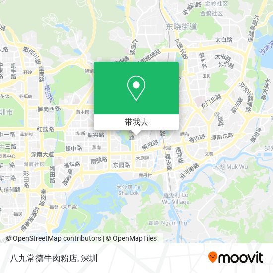 八九常德牛肉粉店地图
