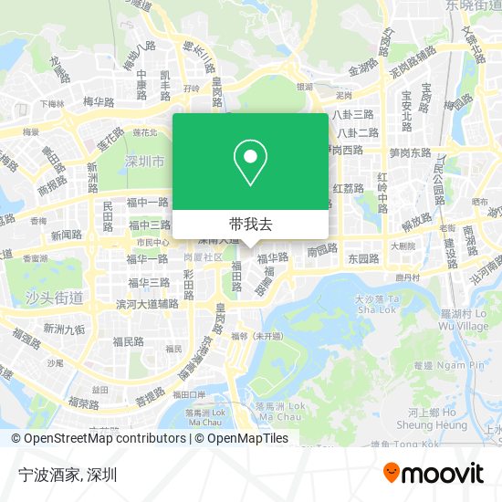 宁波酒家地图
