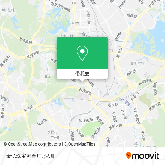 金弘珠宝素金厂地图