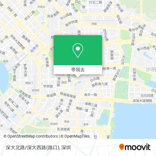 深大北路/深大西路(路口)地图