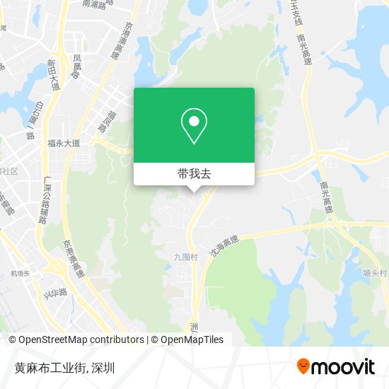 黄麻布工业街地图