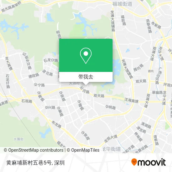 黄麻埔新村五巷5号地图