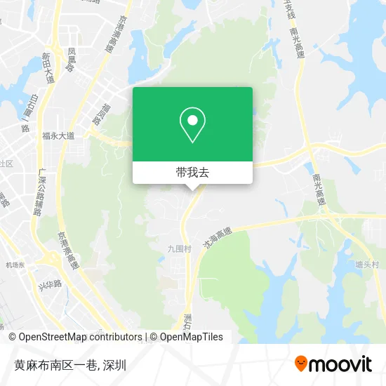 黄麻布南区一巷地图