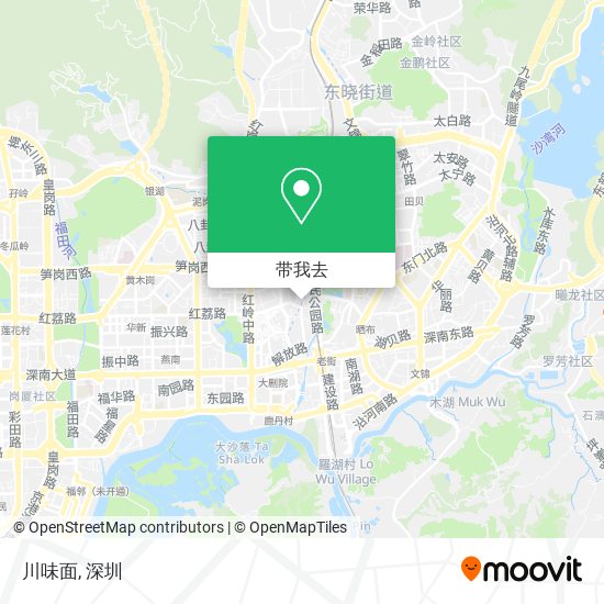 川味面地图
