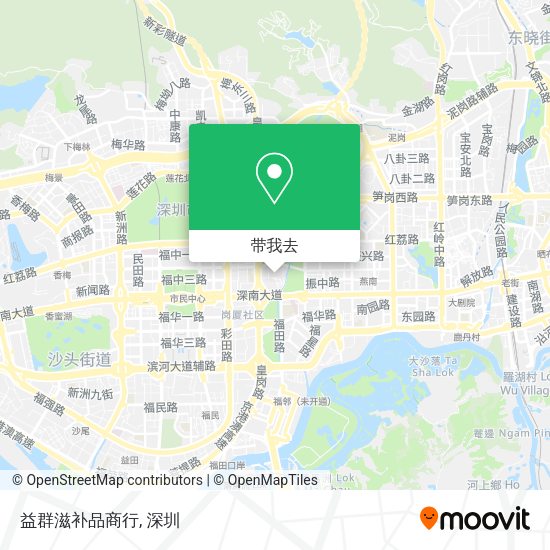 益群滋补品商行地图