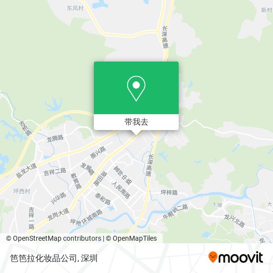 笆笆拉化妆品公司地图
