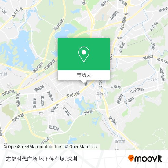 志健时代广场-地下停车场地图
