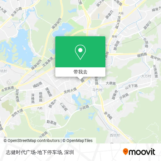 志健时代广场-地下停车场地图