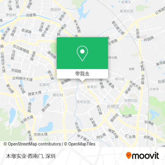 木墩实业-西南门地图