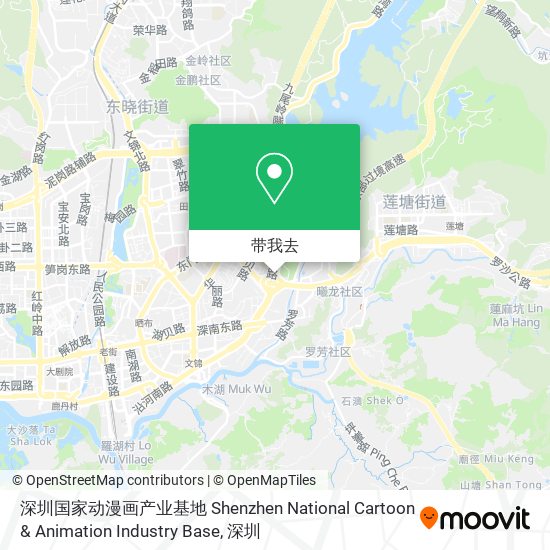 深圳国家动漫画产业基地 Shenzhen National Cartoon & Animation Industry Base地图