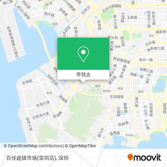 百佳超级市场(雷圳店)地图