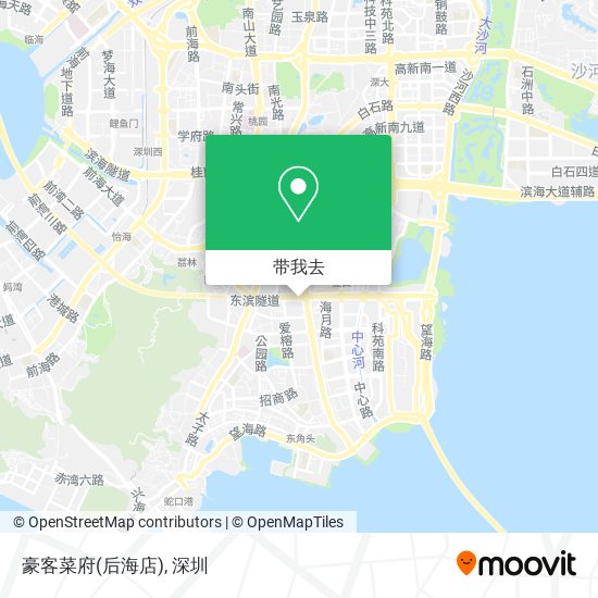 豪客菜府(后海店)地图