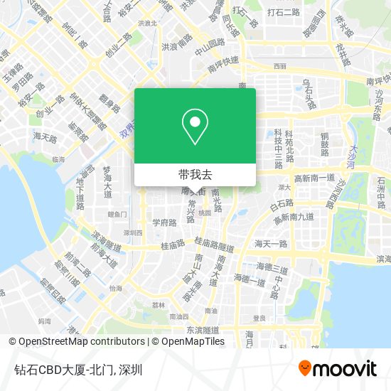 钻石CBD大厦-北门地图