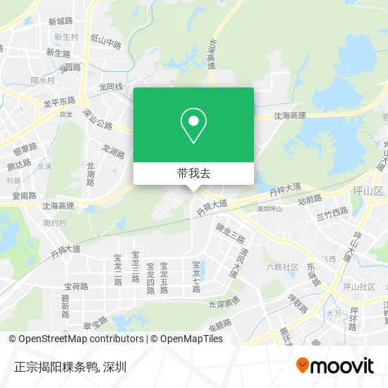 正宗揭阳粿条鸭地图