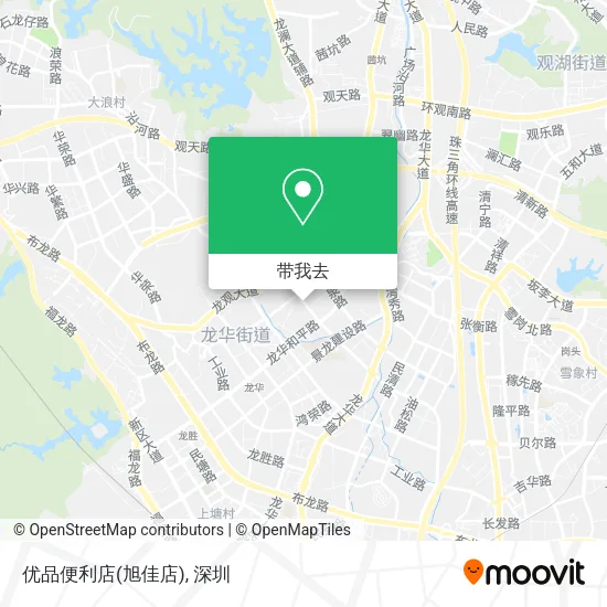 优品便利店(旭佳店)地图